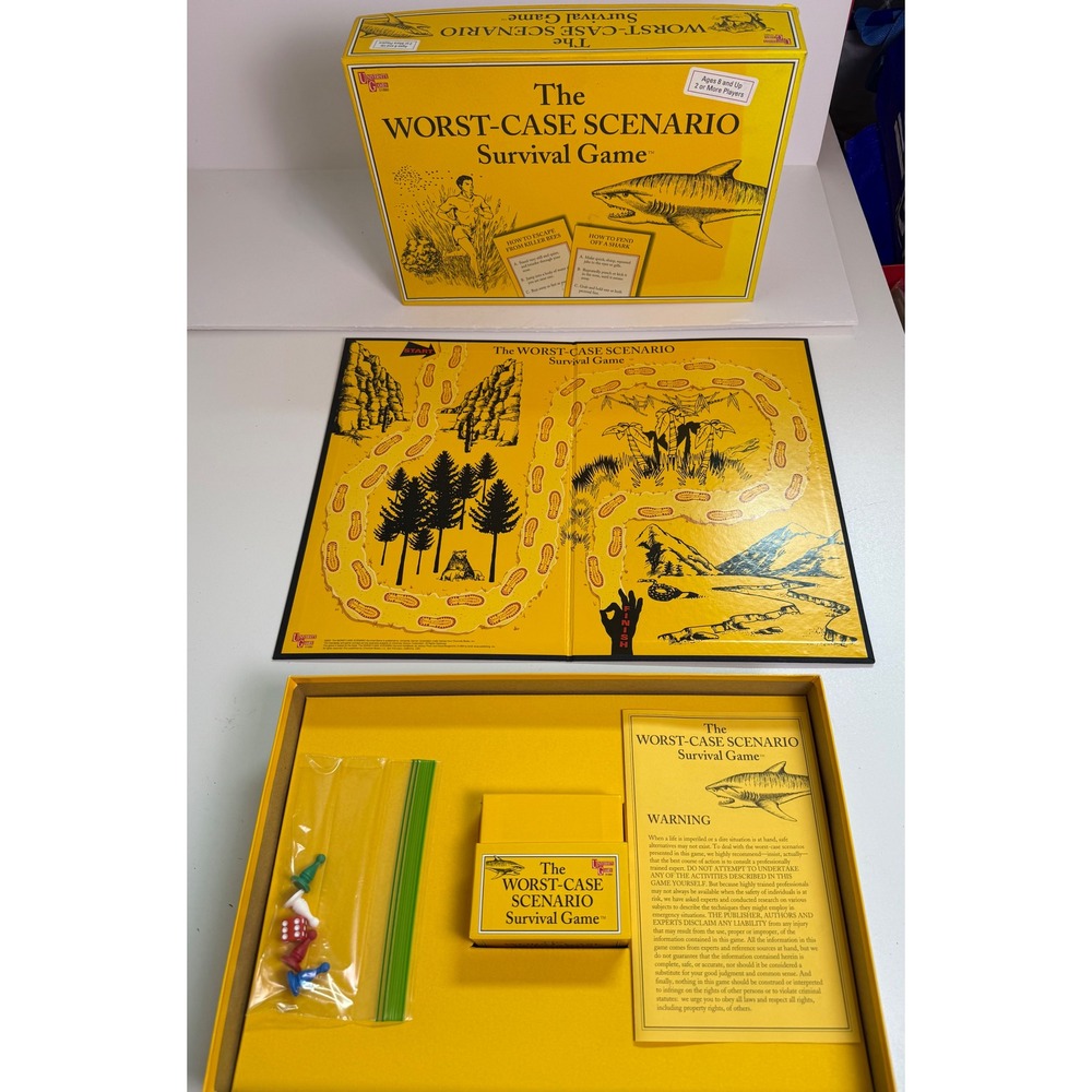 University Games The Worst-Case Scenario Survival Game 2001 Vintage 01880 Trivia